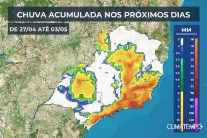 CLIMATEMPO 27 de abril a 03 de maio 2021, veja o tempo no Brasil