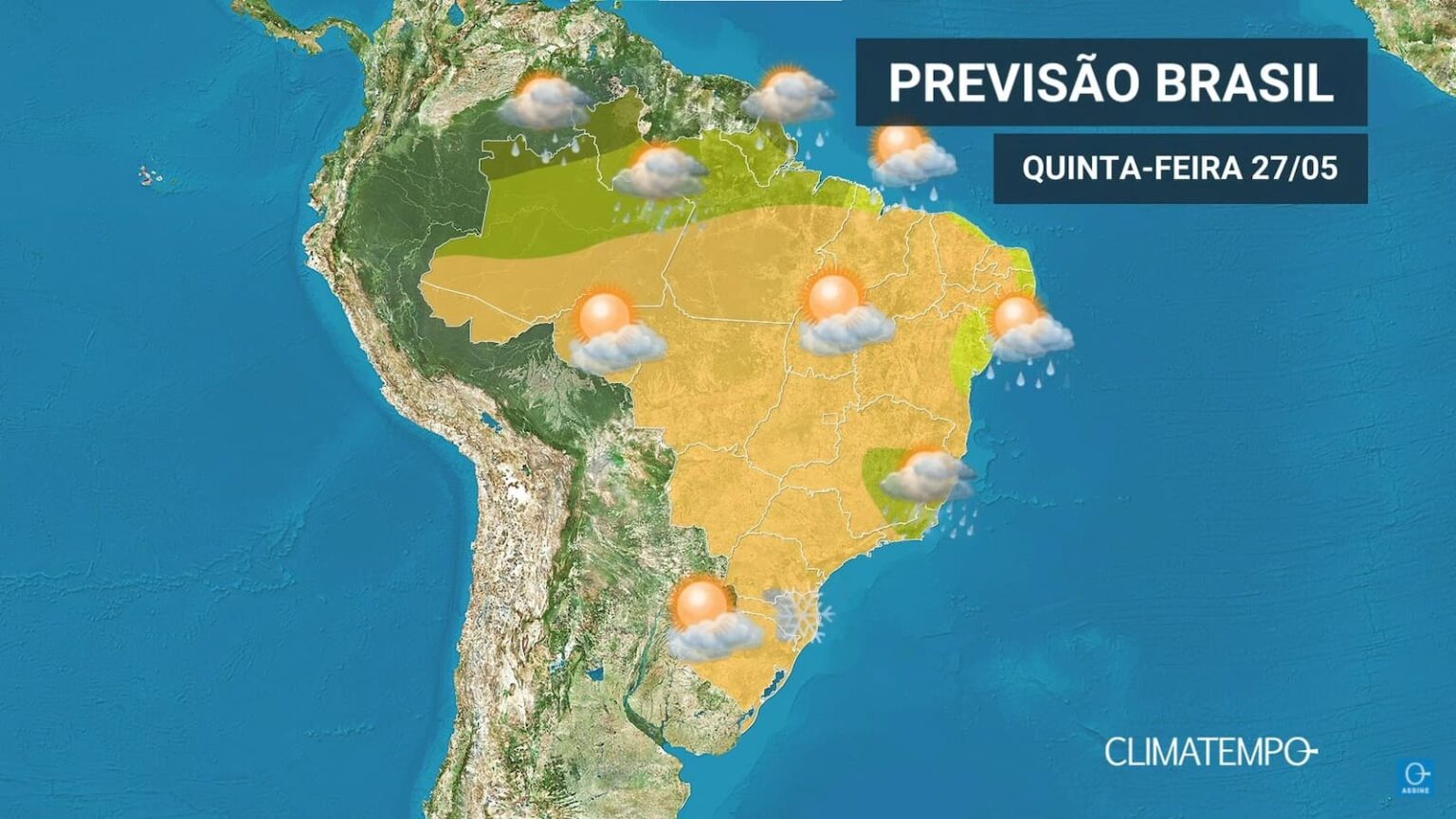 CLIMATEMPO 27 de maio 2021, veja a previsão do tempo no Brasil