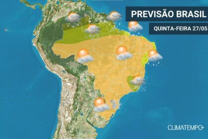 CLIMATEMPO 27 de maio 2021, veja a previsão do tempo no Brasil