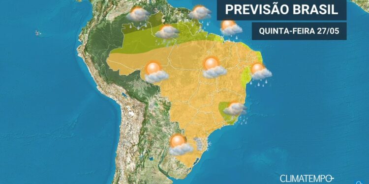 CLIMATEMPO 27 de maio 2021, veja a previsão do tempo no Brasil