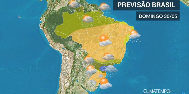 CLIMATEMPO 30 de maio 2021, veja a previsão do tempo no Brasil