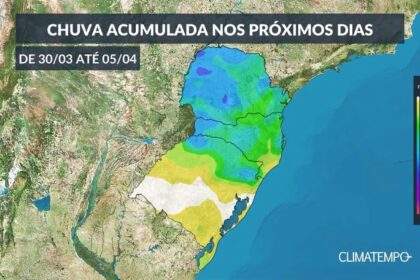 CLIMATEMPO 31 de março a 05 de abril, veja a previsão do tempo em todo o Brasil