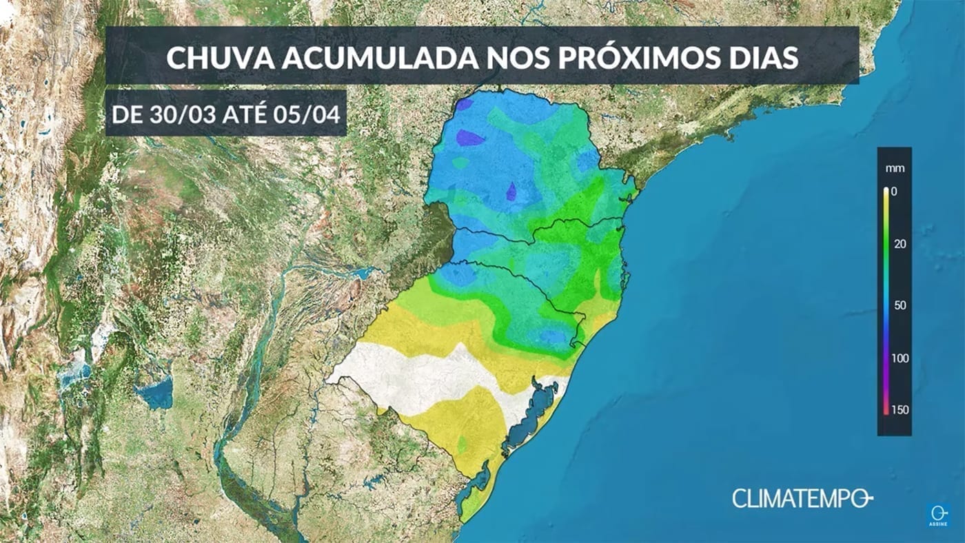 CLIMATEMPO 31 de março a 05 de abril, veja a previsão do tempo em todo o Brasil