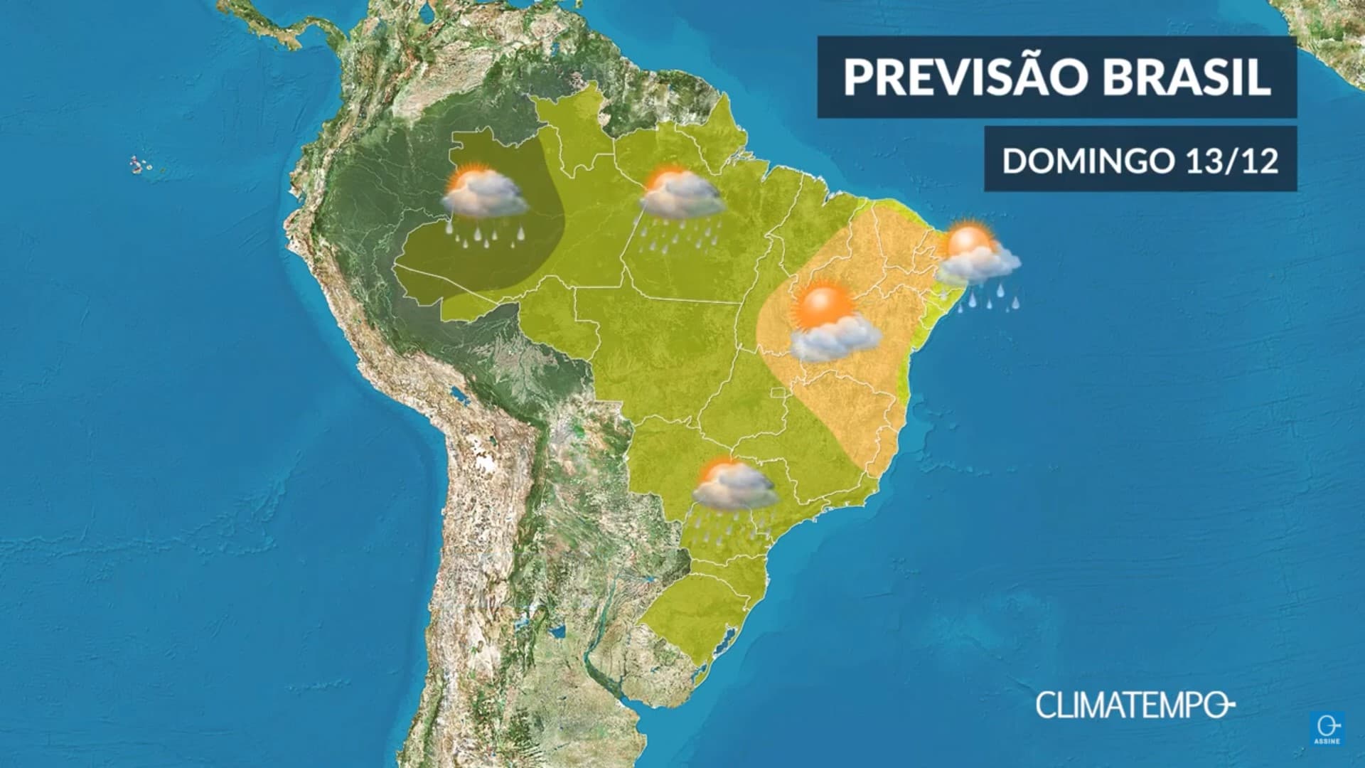CLIMATEMPO 13 de dezembro 2020, veja a previsão do tempo no Brasil