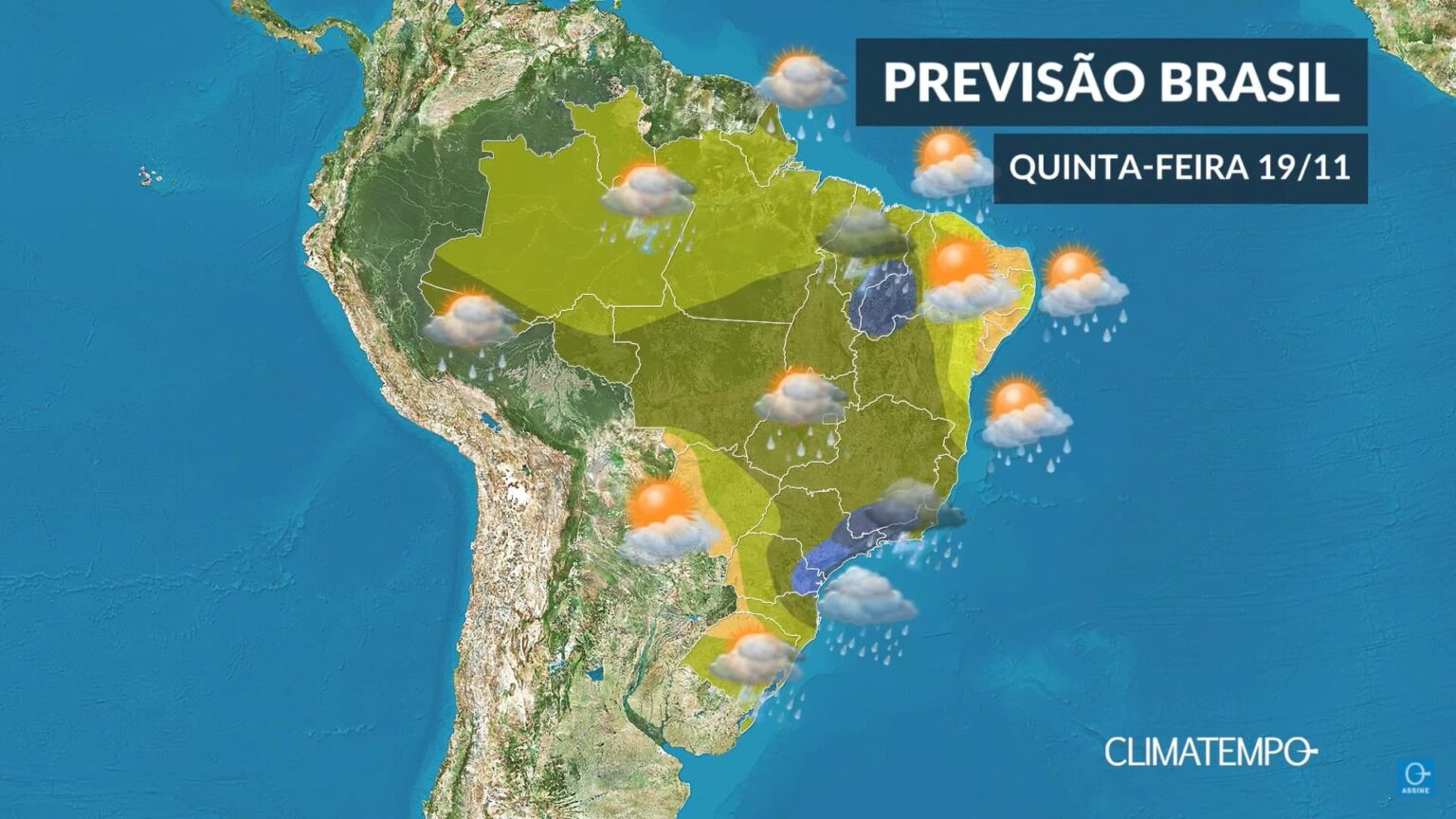 CLIMATEMPO 19 de novembro 2020, veja a previsão do tempo