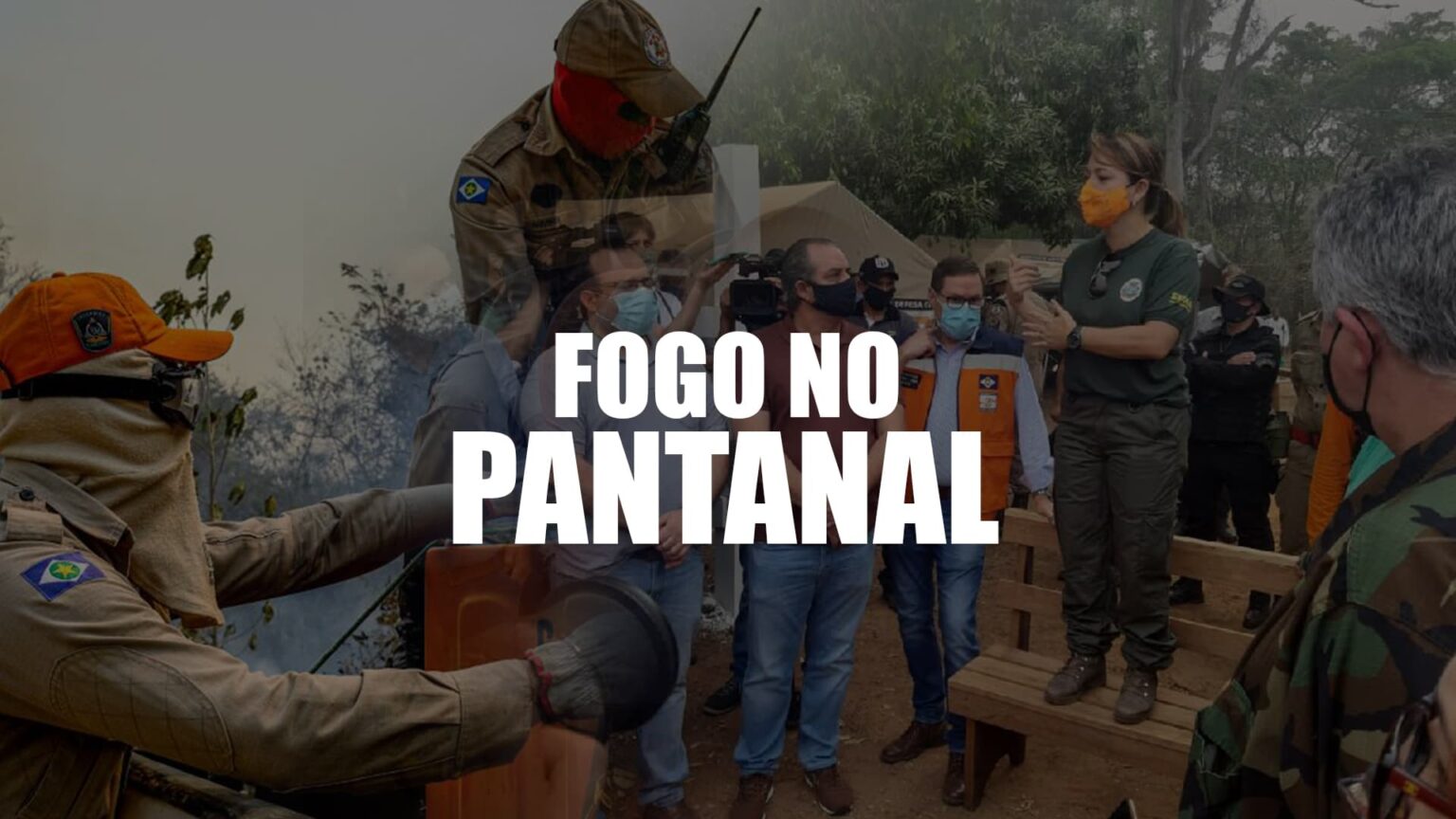 Fogo no Pantanal: Comitiva visita região para avaliar combate aos incêndios