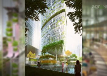 Na China, arquiteto italiano projeta torre de 51 andares com fazenda hidropônica no design
