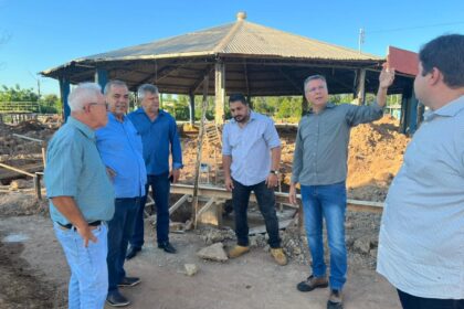 Prefeitura de Cuiabá realiza visita técnica em obra de revitalização do Parque de Exposições