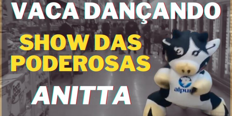 Vaca dança "Show das Poderosas" de Anitta, em homenagem as declarações