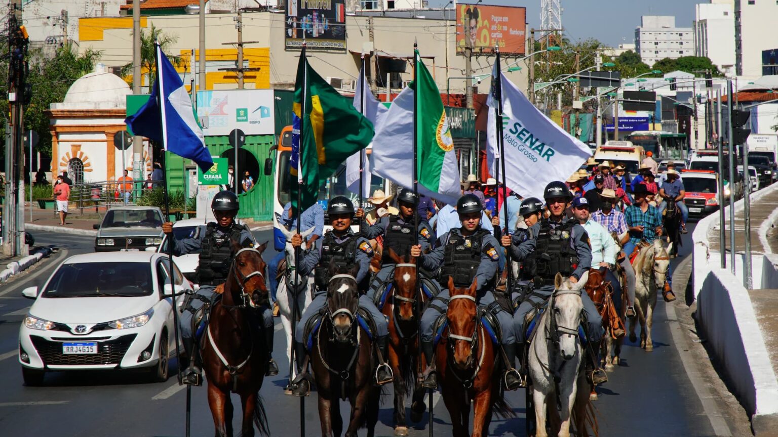 Cavalgada Da 54a Expoagro Percorre Ruas De Cuiaba E E Recebida Por Prefeito 01