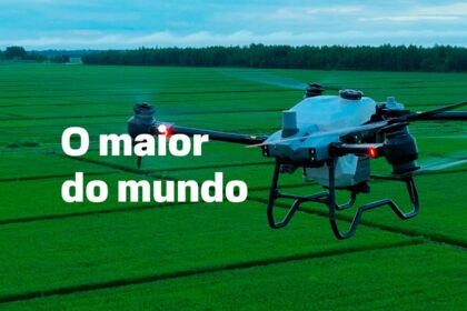 DJI AGRAS T40, maior Drone de pulverização do mundo chega ao Brasil