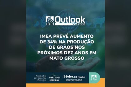 IMEA prevê aumento de 34% na produção de grãos nos próximos 10 anos