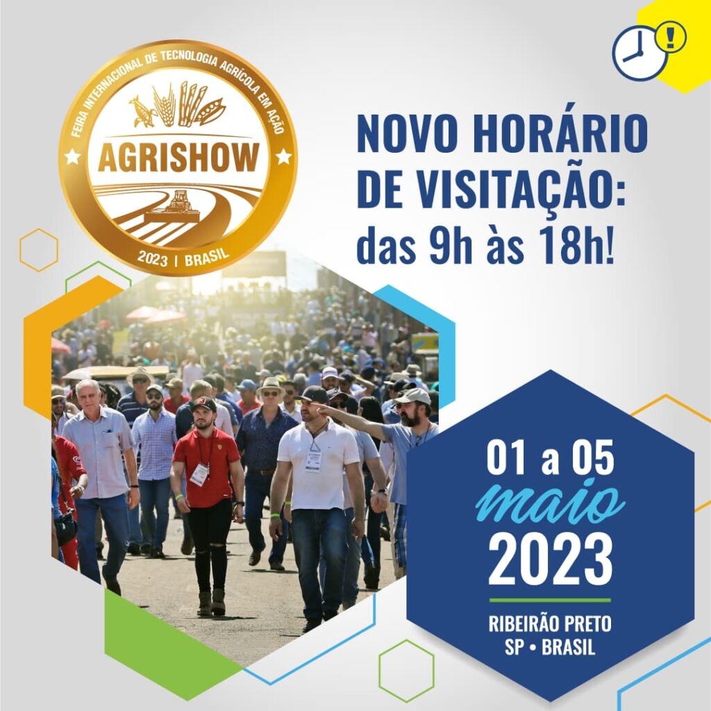 Agrishow 2023, a maior feira agrícola da América Latina começa nesta segunda dia 1º