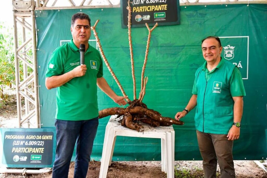 Prefeito lança 2ª etapa de programa de fomento ao cultivo da mandioca em Cuiabá