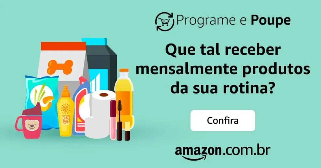 Economize no supermercado com "Programe e Poupe" da Amazon Brasil
