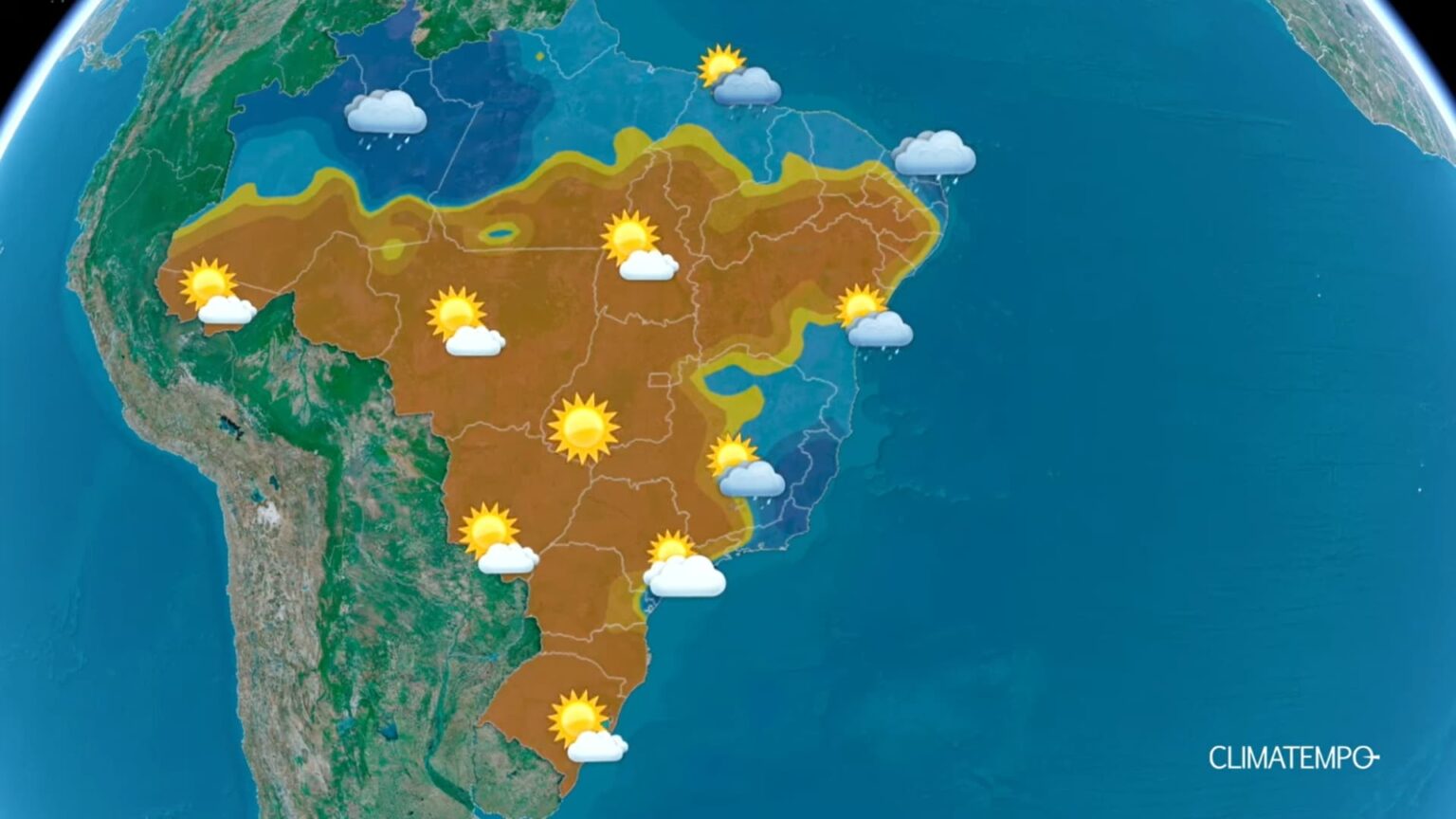 CLIMATEMPO 18 de junho 2023, diversidade de condições climáticas no Brasil