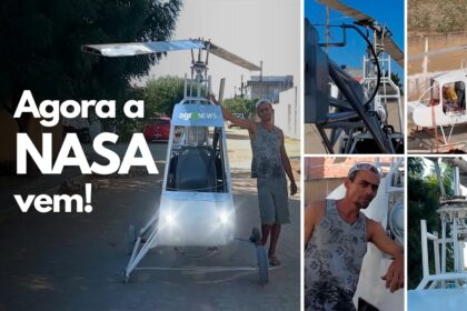 Helicóptero Baiano feito com motor de fusca