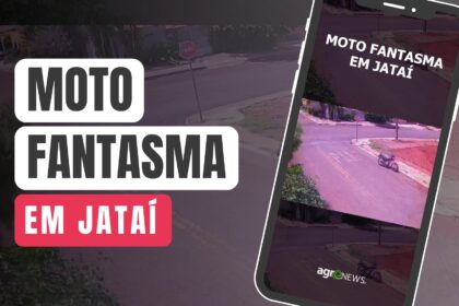 Vídeo flagra Moto Fantasma em Jataí, imagens viralizam na internet