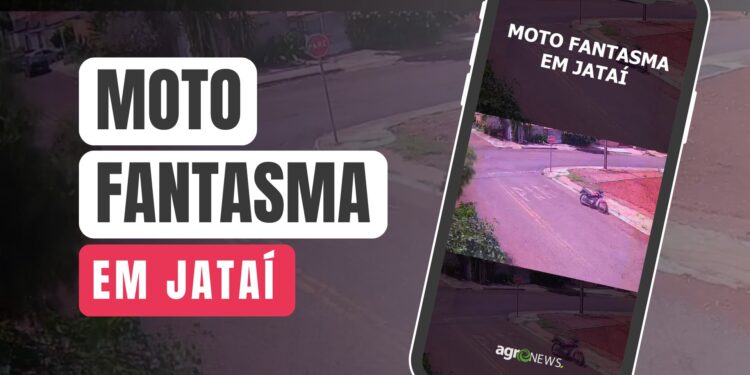 Vídeo flagra Moto Fantasma em Jataí, imagens viralizam na internet