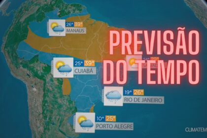 CLIMATEMPO: Alerta de temporais no Sul e chuvas volumosas no Sudeste