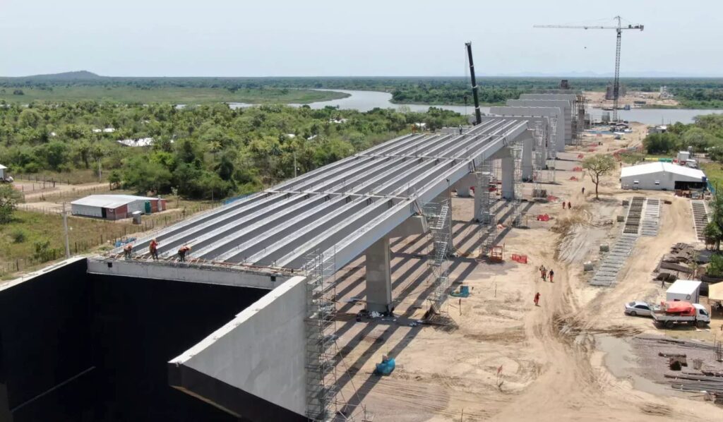 Rota Bioceânica: Nova ponte Brasil-Paraguai já avançou 35%