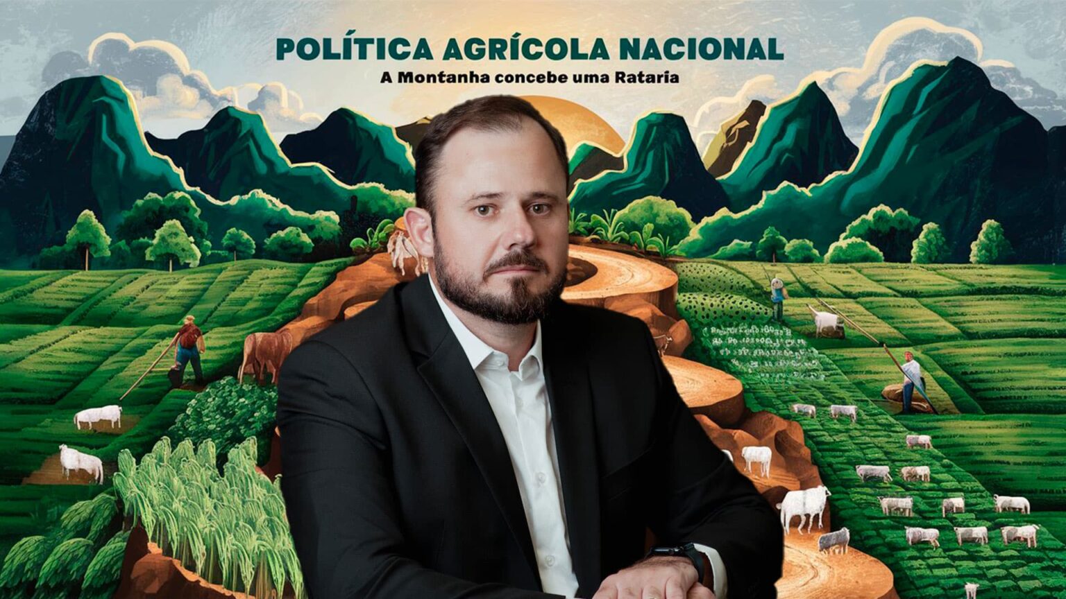 Política Agrícola Nacional a montanha concebe uma rataria