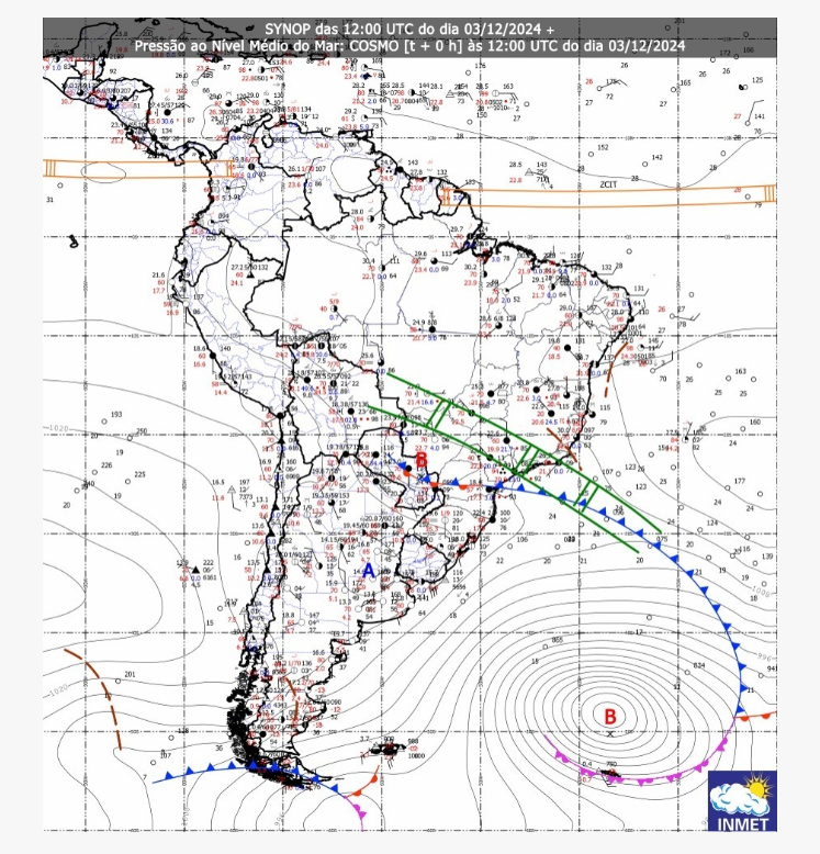 previsão do tempo chuva