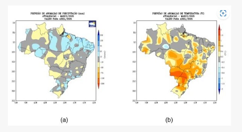 Previsão do tempo para o mês de abril, confira!