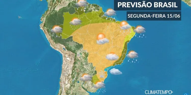 CLIMATEMPO 15 de junho, veja a previsão do tempo no Brasil